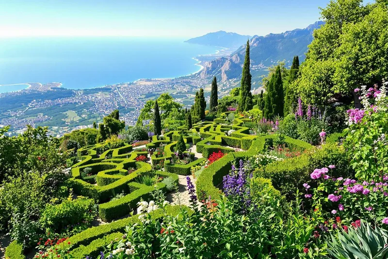 Un jardin du Moyen Âge suspendu au sommet : l’un des plus hauts de France