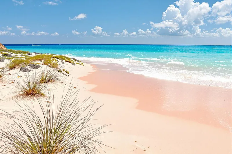 Découvrez cette plage envoûtante aux sables roses et eaux turquoise en Crète