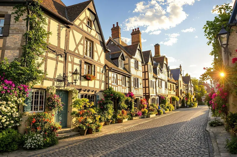 Entre maisons à colombages et ruelles pavées, ce village breton séduit par son charme médiéval