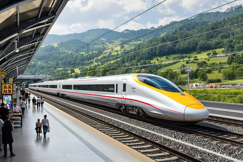 Le train Starline : Voyagez à travers l'Europe à la vitesse de la lumière sans avion