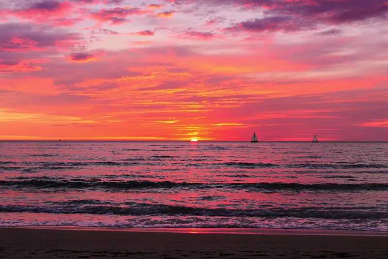 Les plus beaux couchers de soleil sur la mer