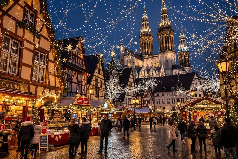 Les plus beaux endroits pour passer Noël en France