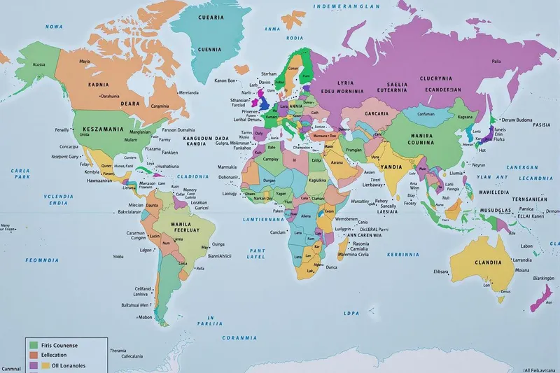 Liste des pays du monde par ordre alphabétique
