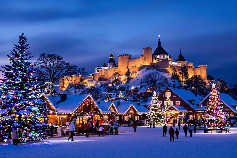 Photos du village du Père Noël à Montbazon