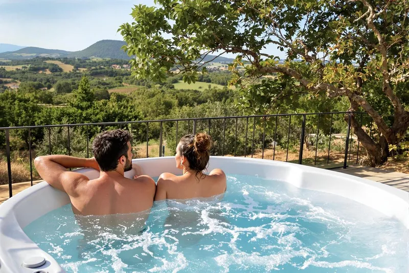 Week-end en amoureux avec jacuzzi privatif en Occitanie